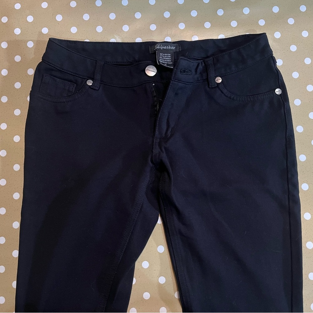 Black jeggings